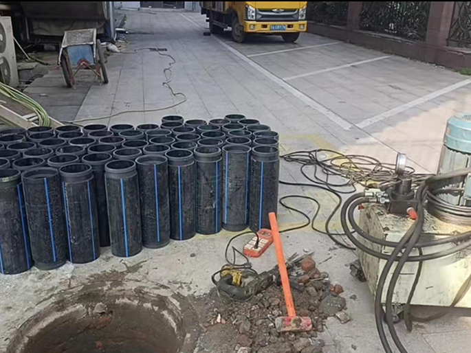 合肥PE置换管厂家 DN315置换管 非开挖管短管置换